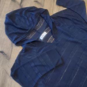 Hollister, navy blue women's hoodie